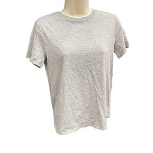 Forever 21 Womens Heather Gray Short Sleeve Crewneck Basic Tee Shirt Size S